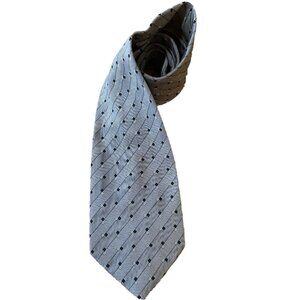 A XIONG Men’s Necktie Tie Neckwear  Gray Blue  58”x4.25” Exc. Condition